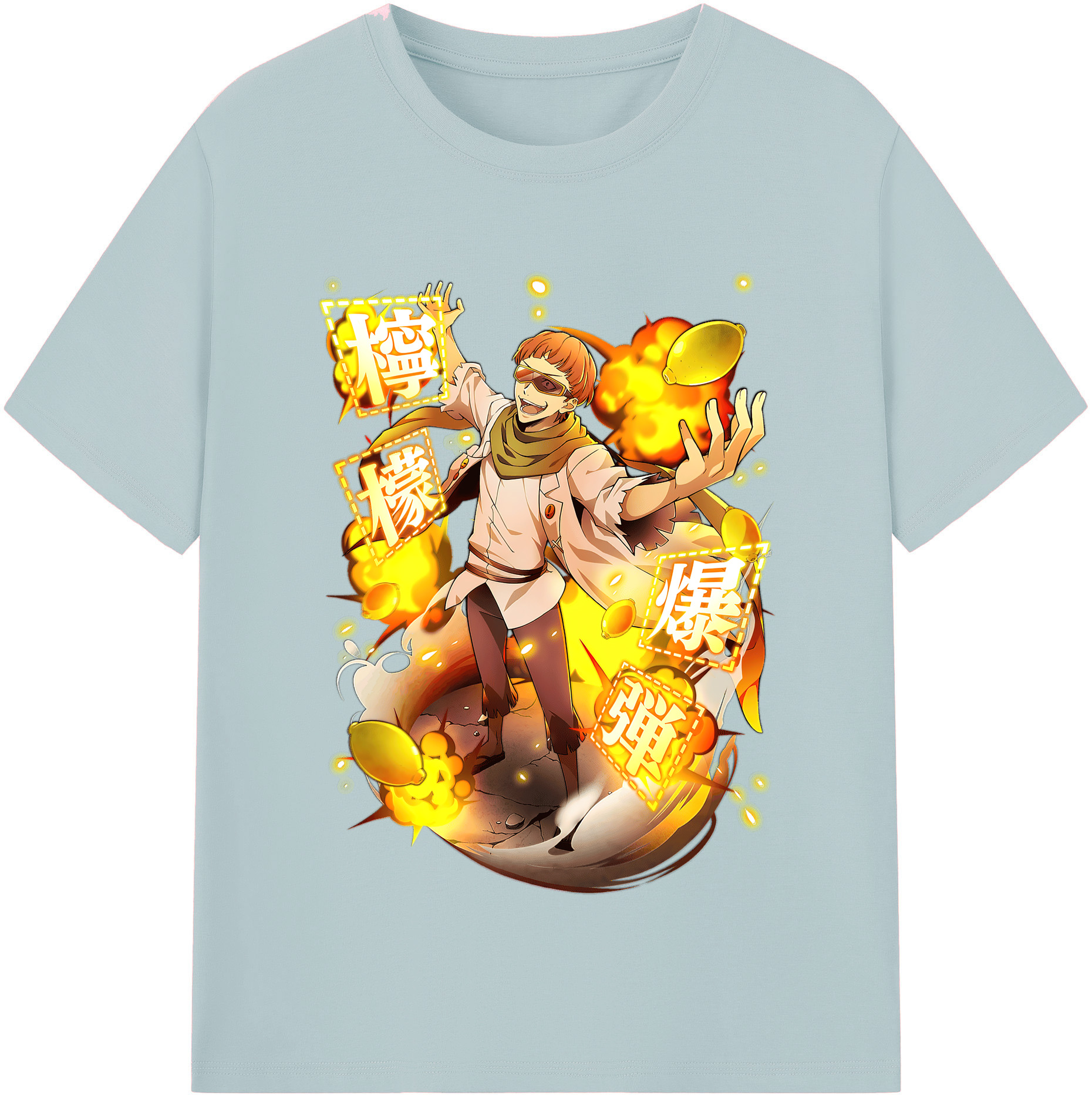 （画像用） 文豪ストレイドッグス Bungo Stray Dogs 綿100％半袖Tシャツ（フロントプリント）